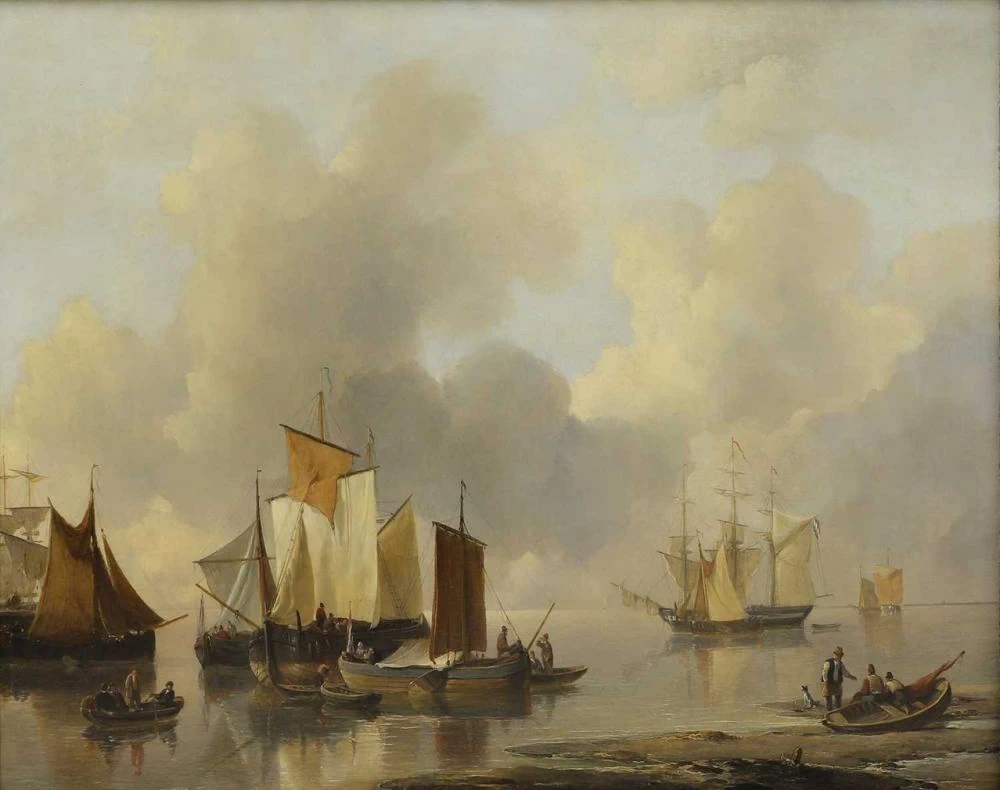 Wijnand Nuyen-4-Barche da pesca in acque calme